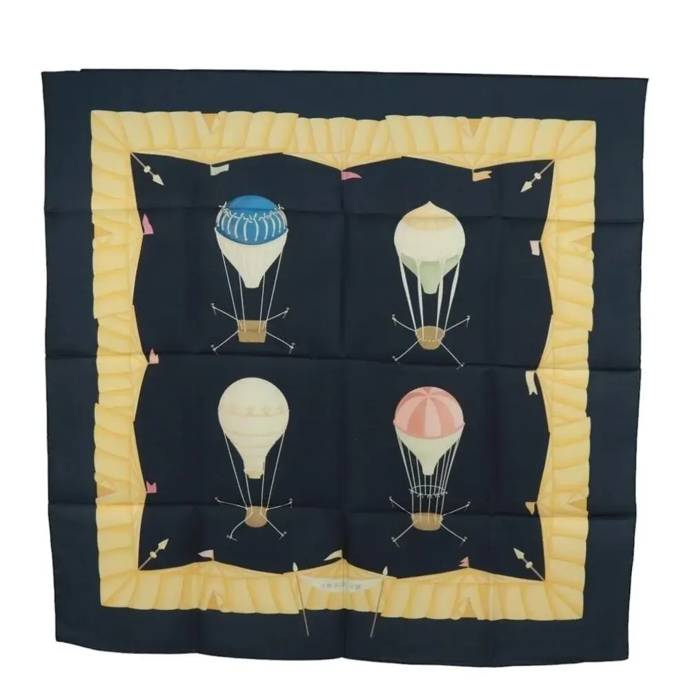 Bvlgari Silk Scarf Black